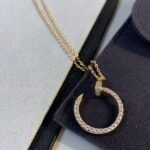 [Eternal Jewelry]JUSTE NECKLACE PINK GOLD DIAMONDS - Image 4