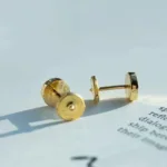 [Eternal Jewelry]LOVE EARRINGS GOLD 10MM - Image 4