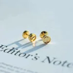 [Eternal Jewelry]LOVE EARRINGS GOLD 10MM - Image 5