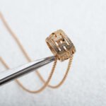 [Eternal Jewelry]PARENTESI NECKLACE PINK GOLD DIAMOND - Image 5