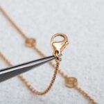 [Eternal Jewelry]PARENTESI NECKLACE PINK GOLD DIAMOND - Image 7