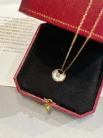 [Eternal Jewelry]AMULETTE ROSE GOLD MOP NECKLACE - Image 5