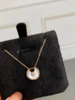[Eternal Jewelry]AMULETTE ROSE GOLD MOP NECKLACE - Image 6