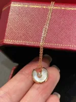 [Eternal Jewelry]AMULETTE ROSE GOLD MOP NECKLACE - Image 7
