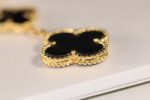[Eternal Jewelry]CLOVER EARRINGS GOLD ONYX MOP 3 MOTIF - Image 7