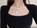 [Eternal Jewelry]CLOVER MOTHER OF PEARL NECKLACE 6 MOTIF - Image 5
