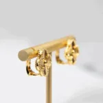 [Eternal Jewelry]CLOVER MEDIUM 1 MOTIFS LASER EARRINGS - Image 4