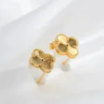 [Eternal Jewelry]CLOVER MEDIUM 1 MOTIFS LASER EARRINGS - Image 5