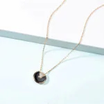 [Eternal Jewelry]AMULETTE GOLD CARNELIAN ONYX NECKLACE - Image 5