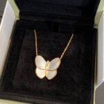 [Eternal Jewelry]BUTTERFLY GOLD MOP DIAMOND NECKLACE - Image 3