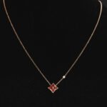 [Eternal Jewelry]STAR NECKLACE PINK GOLD 1 DIAMOND - Image 5