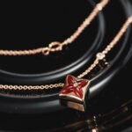 [Eternal Jewelry]STAR NECKLACE PINK GOLD 1 DIAMOND - Image 7