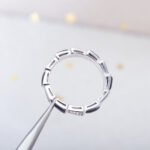 [Eternal Jewelry]SERPENTI RING SILVER  DIAMOND BLACK MOP 3MM - Image 8