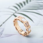 [Eternal Jewelry]SERPENTI RING PINK GOLD MOP DIAMOND PAVED 4MM - Image 6