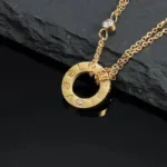 [Eternal Jewelry]LOVE NECKLACE 16MM 2 DIAMONDS - Image 3