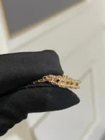 [Eternal Jewelry]CLOVER 15MM DIAMOND RHODONITE NECKLACE - Image 8