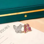 [Eternal Jewelry]TWIN BUTTERFLY DIAMOND RING - Image 5