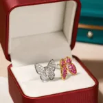 [Eternal Jewelry]TWIN BUTTERFLY DIAMOND RING - Image 3