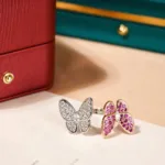 [Eternal Jewelry]TWIN BUTTERFLY DIAMOND RING - Image 7