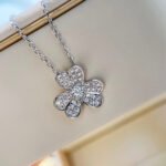[Eternal Jewelry]CLOVER DIAMOND NECKLACE SILVER