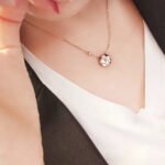 [Eternal Jewelry]SUN MOP GOLD 1 DIAMOND NECKLACE - Image 4