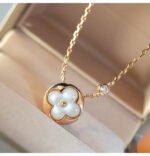 [Eternal Jewelry]SUN MOP GOLD 1 DIAMOND NECKLACE