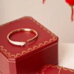 [Eternal Jewelry]PANTHERE ROSE GOLD DIAMOND OPEN BRACELET - Image 4