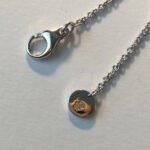 [Eternal Jewelry]ZERO 1 BLACK CERAMIC SILVER NECKLACE - Image 7