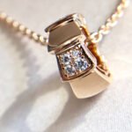 [Eternal Jewelry]SERPENTI PEDANT DIAMOND PINK GOLD NECKLACE - Image 4