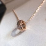 [Eternal Jewelry]SERPENTI PEDANT DIAMOND PINK GOLD NECKLACE - Image 3