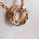 [Eternal Jewelry]SERPENTI PEDANT DIAMOND PINK GOLD NECKLACE - Image 7