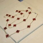 [Eternal Jewelry]CLOVER 20 MOTIFS CARNELIAN NECKLACE - Image 4