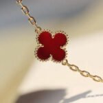 [Eternal Jewelry]CLOVER 20 MOTIFS CARNELIAN NECKLACE - Image 5