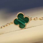 [Eternal Jewelry]CLOVER 20 MOTIFS MALACHITE DIAMOND NECKLACE - Image 6