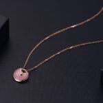 [Eternal Jewelry]AMULETTE ROSE GOLD PINK MOP NECKLACE - Image 3