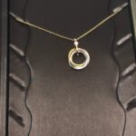 [Eternal Jewelry]TRINITY SILVER GOLD PINK GOLD NECKLACE - Image 3