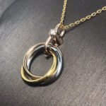 [Eternal Jewelry]TRINITY SILVER GOLD PINK GOLD NECKLACE - Image 7