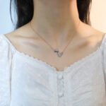 [Eternal Jewelry]VOLT SILVER DIAMOND PEDANT NECKLACE - Image 4