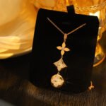 [Eternal Jewelry]STAR AND SUN DIAMOND PINK GOLD NECKLACE - Image 2