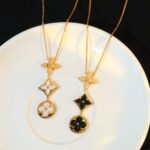 [Eternal Jewelry]STAR AND SUN ONYX PINK GOLD NECKLACE - Image 7