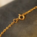 [Eternal Jewelry]SUN PEDANT PINK GOLD 1 DIAMOND NECKLACE - Image 6