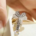 [Eternal Jewelry]CLOVER COMOS DIAMOND EARRINGS SILVER - Image 6