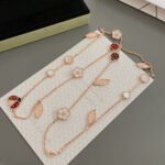 [Eternal Jewelry]LUCKY SPRING 15 MOTIFS ROSE GOLD NECKLACE - Image 3