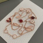 [Eternal Jewelry]LUCKY SPRING 15 MOTIFS ROSE GOLD NECKLACE - Image 7