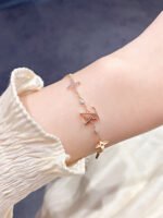 [Eternal Jewelry]STAR AND SUN 7 MOTIFS GOLD BRACELET - Image 10
