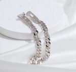 [Eternal Jewelry]KELLY CHAIN SILVER DIAMOND BRACELET - Image 4