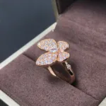 [Eternal Jewelry]BUTTERFLY PINK GOLD DIAMOND RING - Image 3