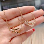 [Eternal Jewelry]FORCE 10 PINK GOLD DIAMOND NECKLACE - Image 2