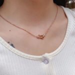 [Eternal Jewelry]FORCE 10 PINK GOLD DIAMOND NECKLACE - Image 4