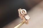 [Eternal Jewelry]SERPENT PINK GOLD DIAMOND EARRINGS - Image 5
